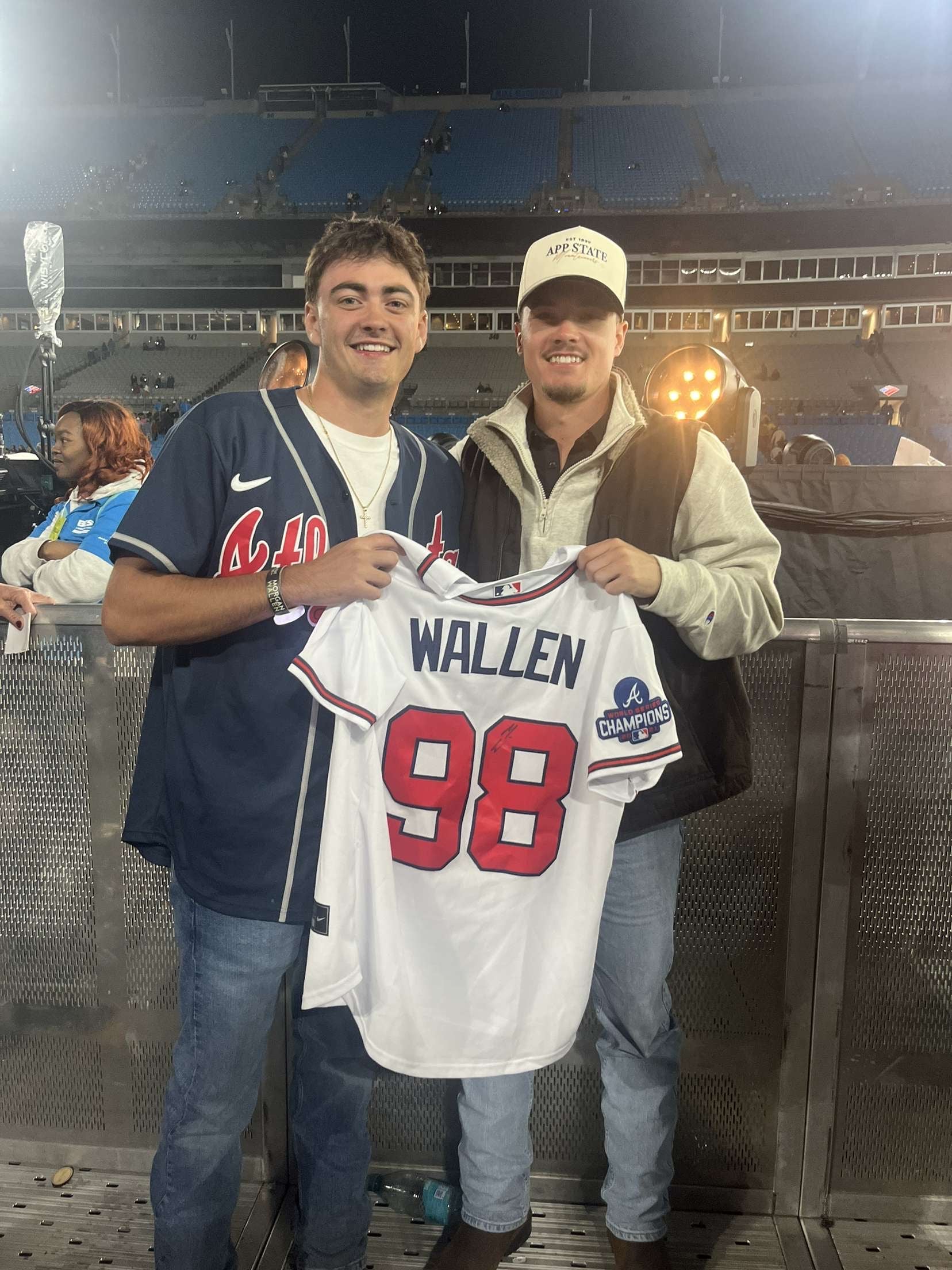 Morgan Wallen 98 Braves Inspired Baseball Jersey