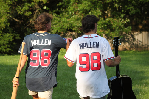 Morgan Wallen 98 Braves Inspired Baseball Jersey