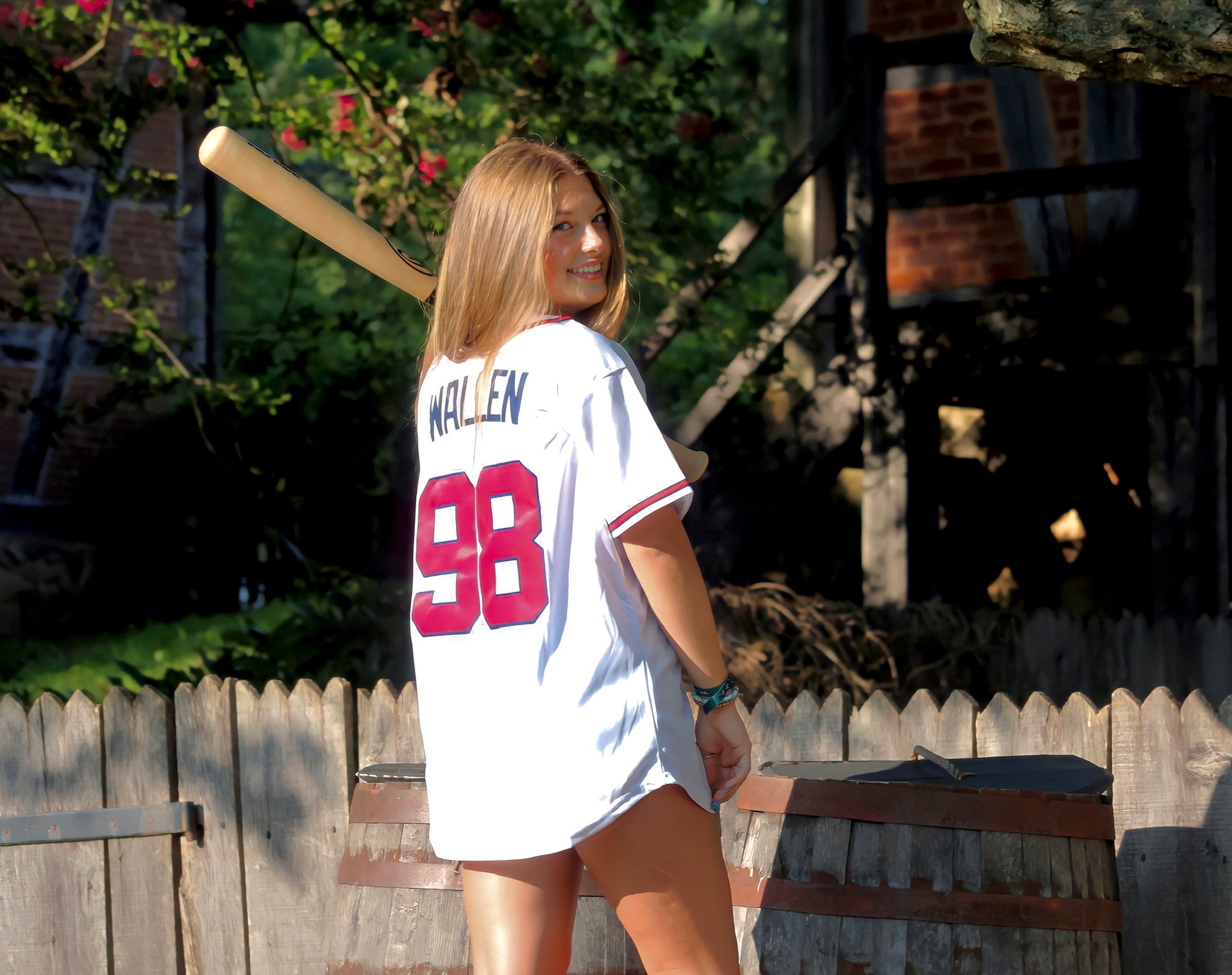 Morgan Wallen 98 Braves Inspired Baseball Jersey