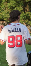 Morgan Wallen 98 Braves Inspired Baseball Jersey